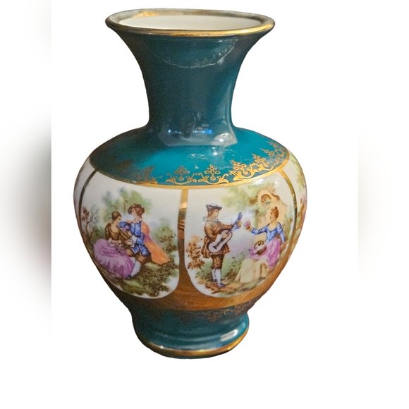 Limoges Other - Limoges France miniature courting couple vase.